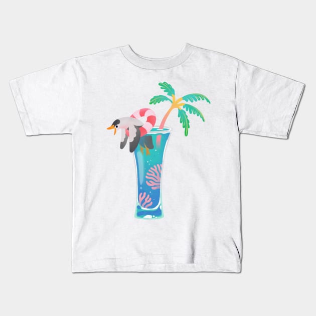 Summer cocktail2 Kids T-Shirt by pikaole